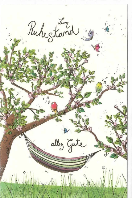 NobleWorks Ruhestandskarte Mit Tumbleweed-Motiv – 11,7 X 17,5 Cm, Mit Umschlag, Humorvoll