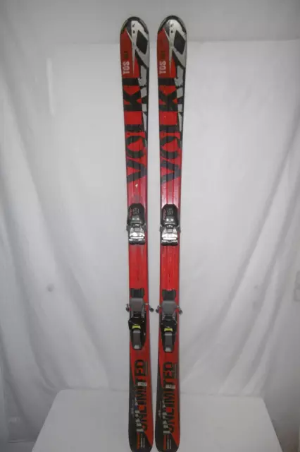 Völkl Ski " Unlimited " Top Allround Carver 161 Cm + Bindung
