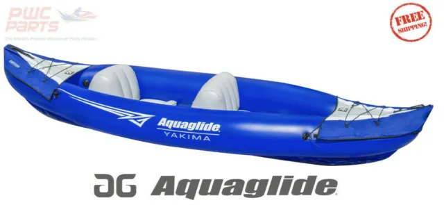 AQUAGLIDE YAKIMA 2 Personne Gonflable Eaux Calmes Kayak Bleu 24g PVC 58-5215031