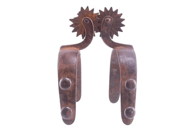 Buermann "OK"  Style Pattern Spurs *  Circa 19th Century * Late 1800's * Vintage