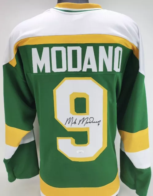 Mike Modano Signed Minnesota North Stars Jersey (Beckett COA) 2014 NHL  H.O.F.