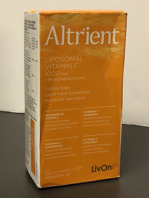 ALTRIENT C LIPOSOMAL Vitamin C - 30 Sachets. BRAND NEW. EXP:10/2026. £ ...