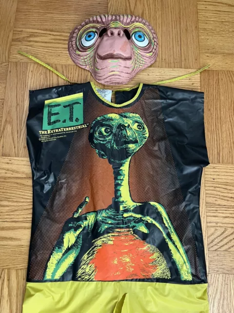 Vintage E.T. Costume Collegeville The Extraterrestrial 1982 Universal Studio