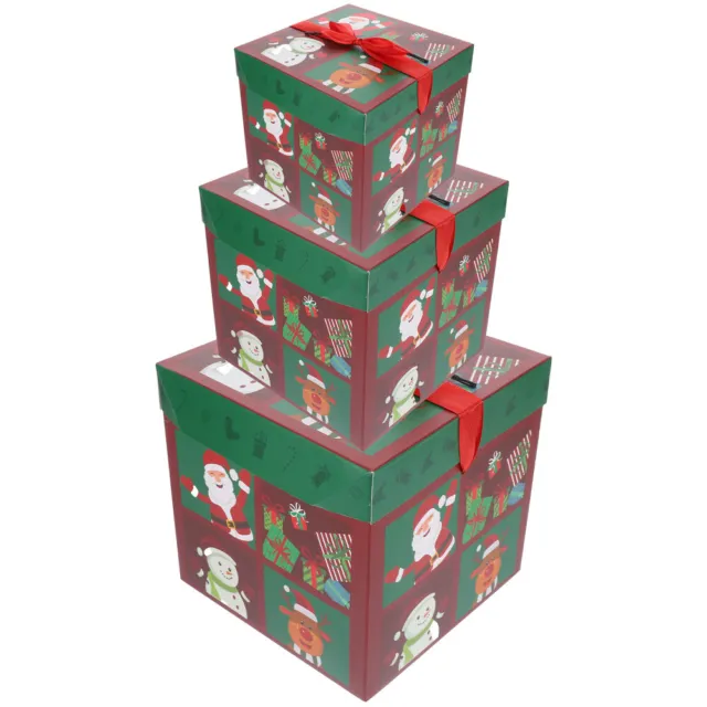 3 pezzi scatole regalo per feste deliziose scatole regali per feste scatole per dolci natalizi