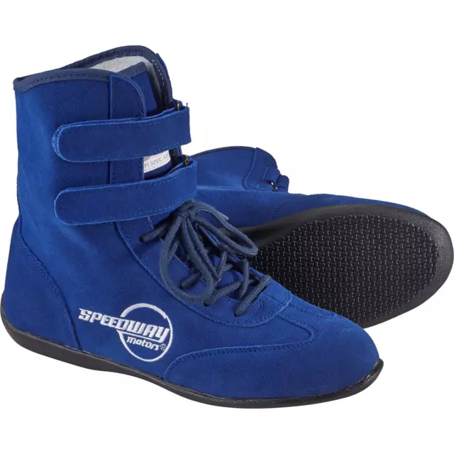 Speedway Hightop Racing Shoes SFI 3.3/5, Flexible Leather, Black, US Mens 11 3