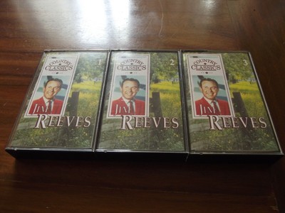 New and Sealed Jim Reeves Country Classics Readers Digest 3 x Cassette Tapes 