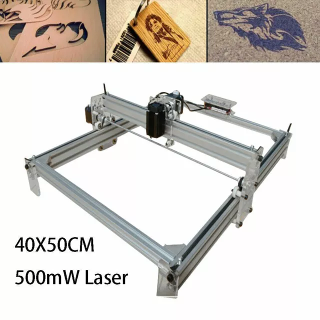 CNC Laser Graviermaschine DIY Fräsen Gravurmaschine Graviergerät 500mW 40 X 50CM