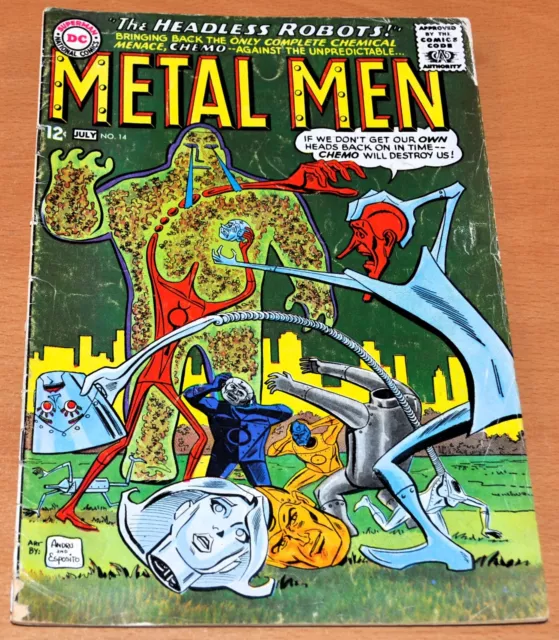 Metal Men #14, DC Comics June-July 1965, $0.12 - VG