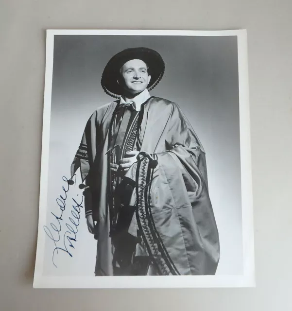 Szenenfoto Autogramm Oper Cesare Valletti Opernsänger Tenor 1956 (80539)