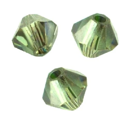 20 Perles Toupies 4mm Cristal Swarovski - ERINITE SATIN