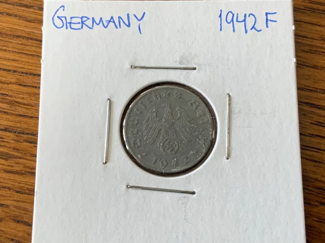 Third Reich - 1 Pfennig - 1942 F - Nice Coin
