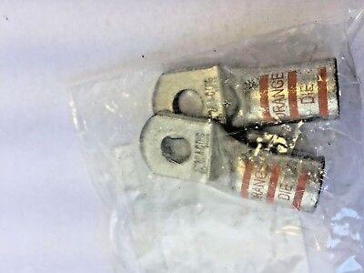Tinned Copper Cable Lugs Ring Terminals AWG Welding Battery Marine 2 X 3/8