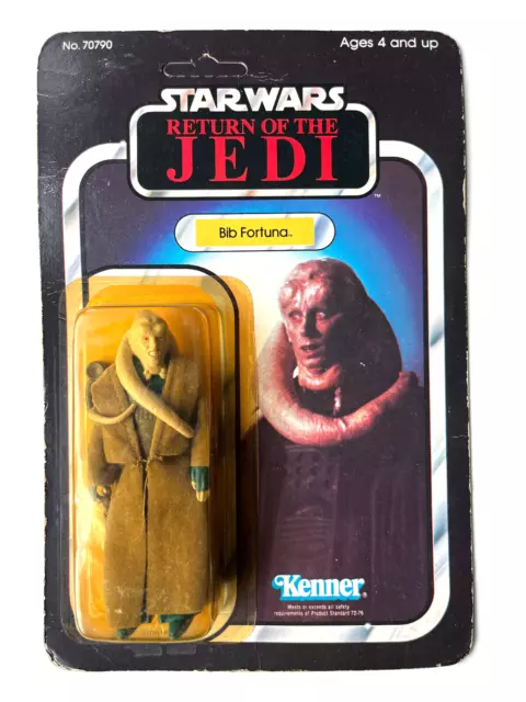 Vintage Star Wars 1983 Kenner/Tsukuda Rotj Bib Fortuna 65-Back Moc Japan