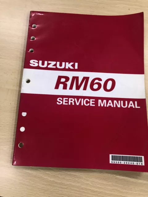 2003 Suzuki RM60 03 RM 60 Service Manual Part # 99500-20240-01E