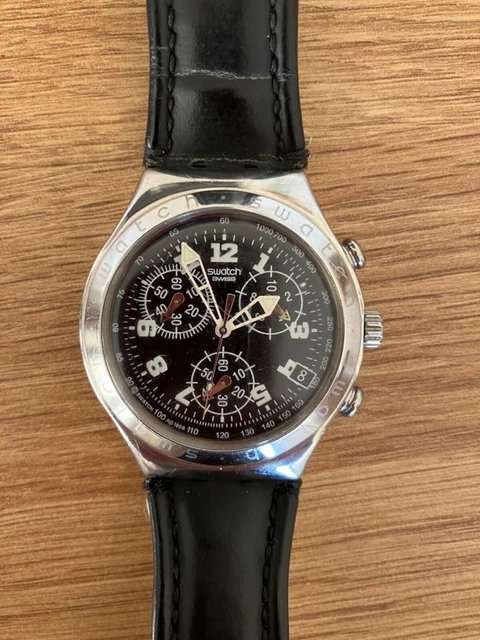 VINTAGE SWATCH IRONY chrono late 90s swiss made Quartz