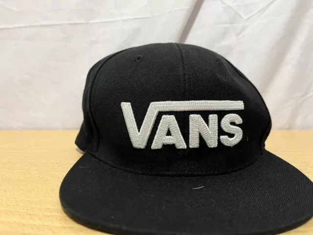 VANS Drop V II Snapback Baseball Hat Cap Skate Surf - True Black