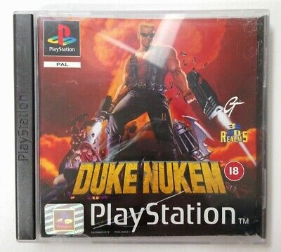 Playstation 1 PS1 Game : Duke Nukem Total Meltdown : Game with Box & Manual