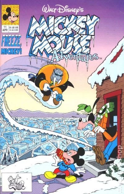 Mickey Mouse Adventures #11 FN 1991 Stock Image