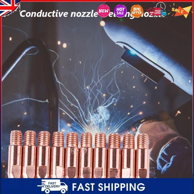 C- 20pz ugelli di saldatura torcia a gas MIG punta di contatto semi-automatica (0,8 mm)