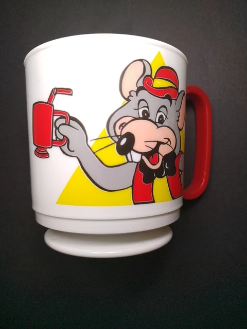 VINTAGE - 1991 - Chuck E Cheese Plastic Cup Mug RARE Retro ShowBiz ...