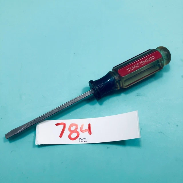 Craftsman Tools 1/4" Slotted Flathead Screwdriver 41581 wf c Made In USA Vintage