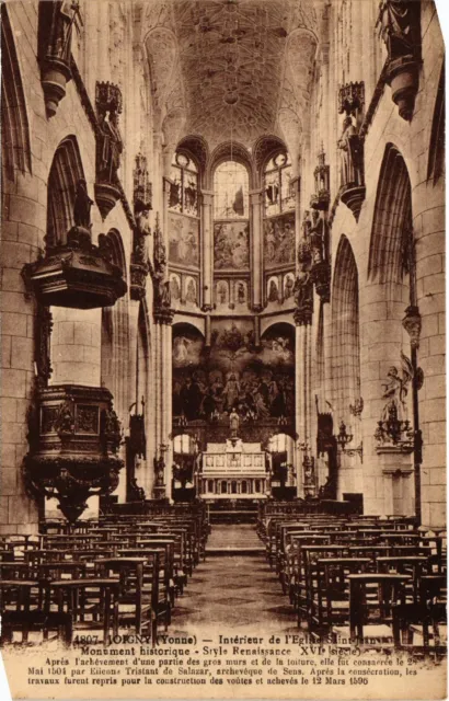 CPA joigny Interieur Eglise (1183566)