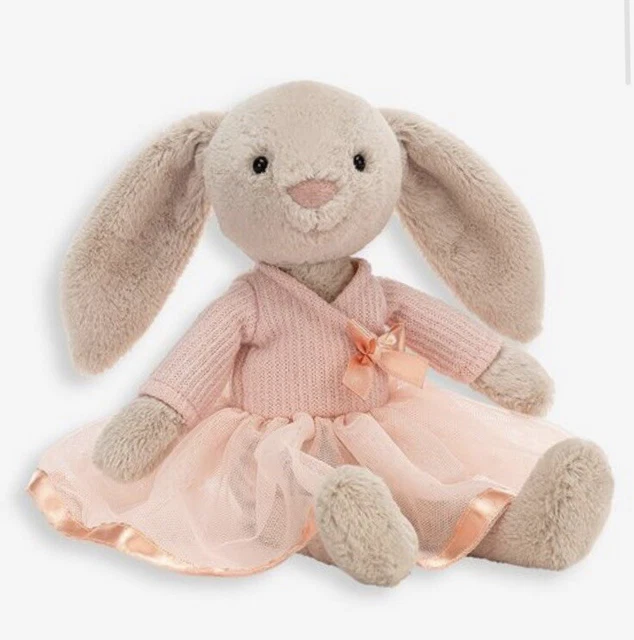 JELLYCAT LOTTIE BALLET Bunny Plush Soft Toy Pink Tutu Beige Rabbit £15.