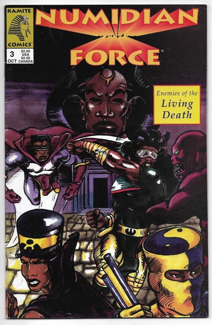 Numidian Force #3 Kamite Comics Brunson Williams 1992 FN