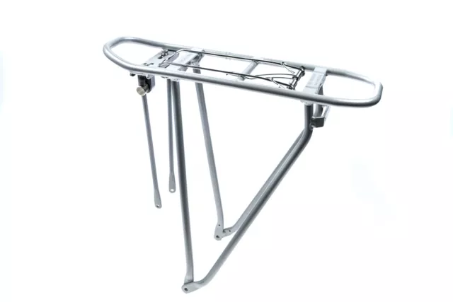 28 Zoll RACKTIME ECO Fahrrad Gepäckträger Zuladung 25 kg silber