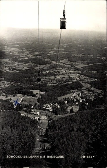 Ak Sankt Radegund bei Graz Steiermark, Schöckl, Seilbahn, Radegund - 3966474