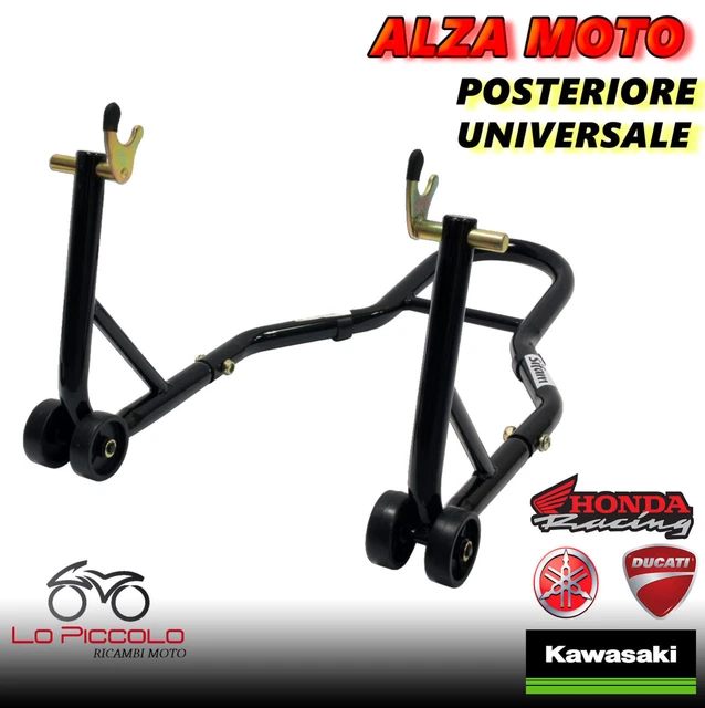 Cavalletto Posteriore Alza Moto Universale Regolabile E Smontabile Per Moto