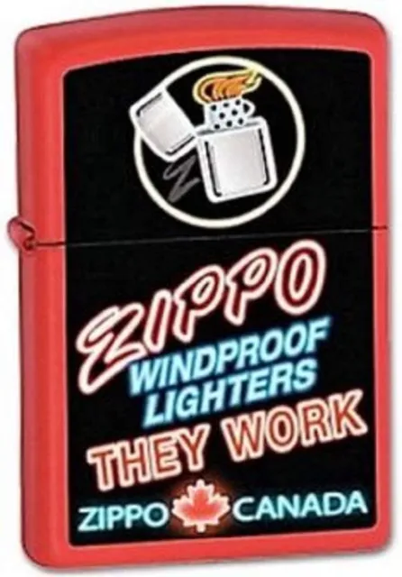 Zippo Canada Windproof Lighter Limited Edition Genuine