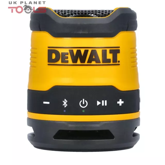 DeWalt DCR009-XJ 3.7V 86dB Cordless Compact Bluetooth USB Rechargeable Speaker