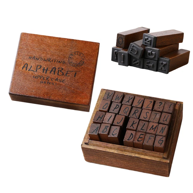 Craft DIY Decorative Seal Number Symbol Stamp English Alphabet Seals Stamp Sets
