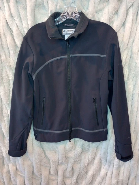 Columbia Titanium Small Black Jacket Full Zip 💕