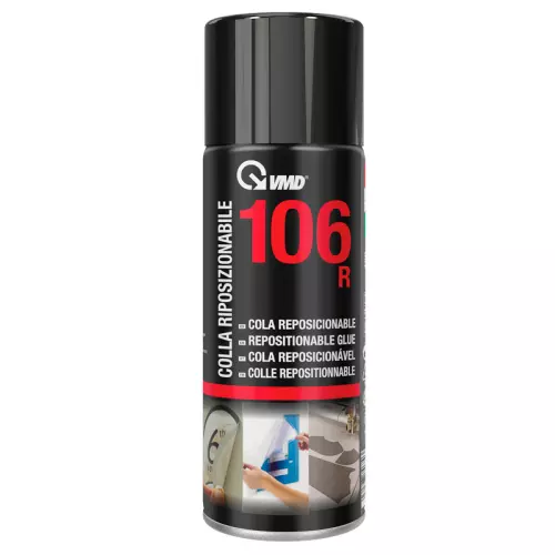 VMD 106R colla spray trasparente riposizionabile 400 ml attaccare e distaccare