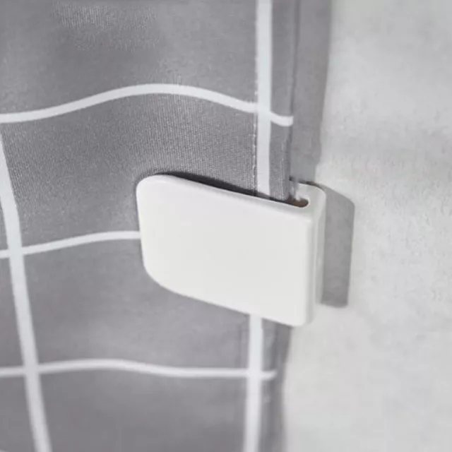 2Pcs Shower Curtain Clips Anti Splash Spill Drop Water High-quality Toilet Guard