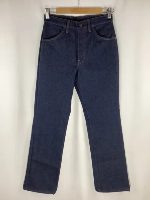 Vintage NOS Cowden Boy's Genes Dark Wash Jeans Deadstock Western Workwear 27x27