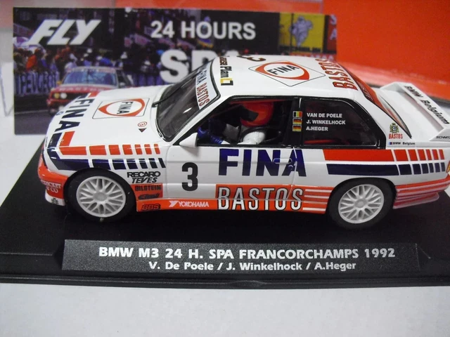 FLY BMW M3 #3 Fine Bastos Spa Francorchamps Winkelhock/Heger / Of Poêle