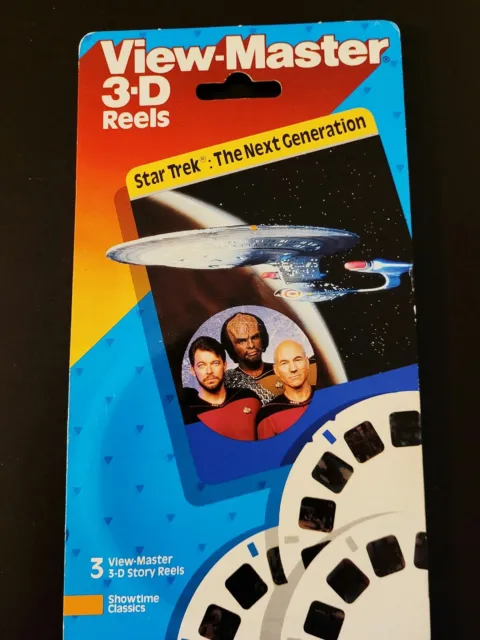 NEW🎬Viewmaster TV Serie🎬Star Trek,The Next Generation/Das nächste Jahrh.🎬 NEU