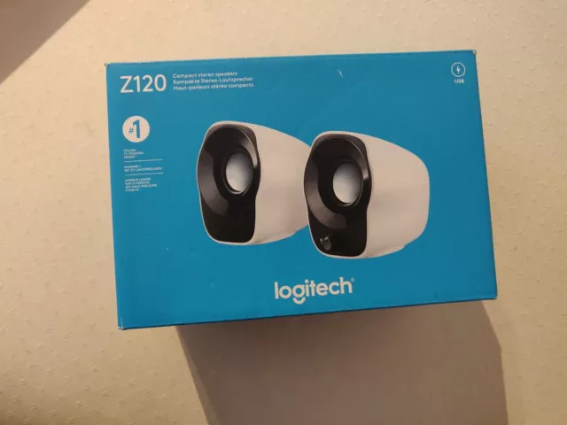 Logitech Z120 PC-Lautsprecher 1.2W - Weiß/Schwarz (980-000513)