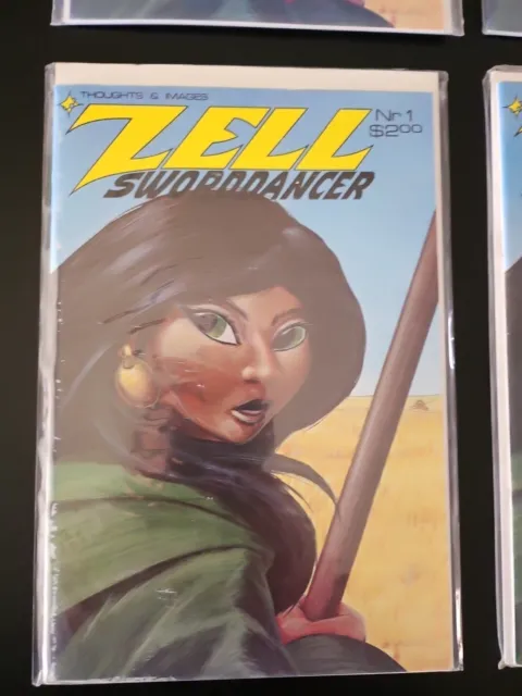 Zell Sworddancer #1 Lot Of 4 Comics 2