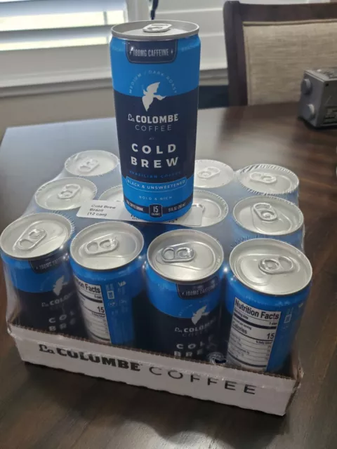 La Colombe Cold Brew Brazilian Coffee 12 Pk 9 Oz Cans