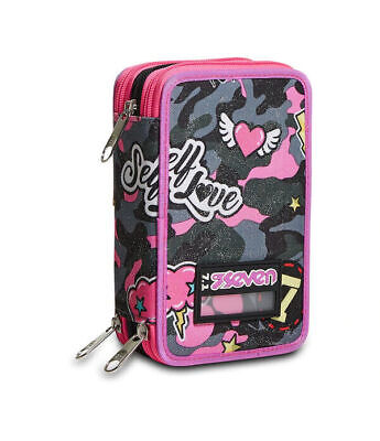 Case Seven 3 Zip Camoulove Fille
