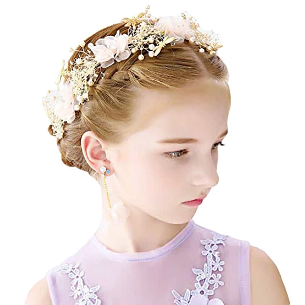 Fascia floreale principessa matrimonio fiore essiccato libellula E6R1