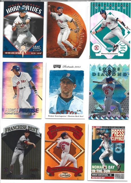 Huge Nomar Garciaparra Lot 268  Diff Cards Oddballs Numbered Inserts 1995-2005