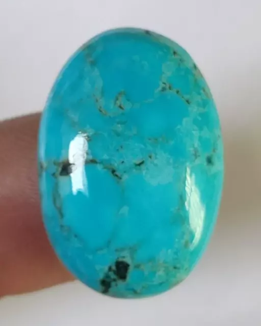 Natural Blue Turquoise 20.95 Ct. Oval Untreated Loose Gemstone Women for Gifts