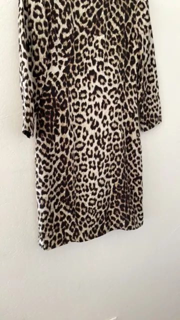 Rag & Bone Silk Leopard Print Short Dress Size 6  -  MSRP: $595 3