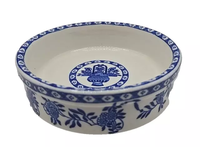 Jackson China Cook's Hotel & Restaurant Supply Co Blue & White Bowl 5-5/8" dia