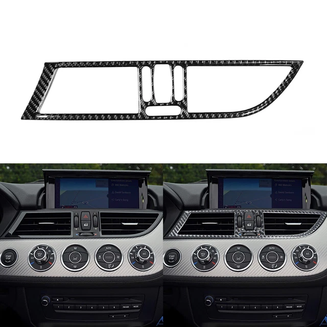 For BMW Z4 E89 Carbon Fiber Center Console Air Vent Outlet Cover Trim 2009-2016